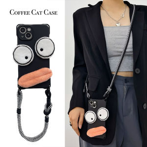 Ốp Lưng Điện Thoại Ngộ Nghĩnh Đáng Yêu Không Va Đập Thích Hợp Dùng Cho Ốp Điện Thoại Iphone 15 Có Thể Đeo Chéo Đeo Cổ iPhone 14 Dây Đeo Đeo Cổ 13 Xách Tay 12 Dây Xích 11 Bốn Góc Hở Lỗ Huawei Mate60pro Dây Đeo Chéo