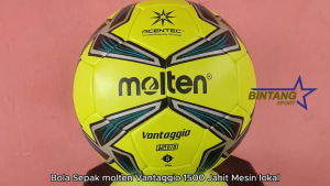 Bola Sepakbola Size 5 Molten Vantaggio 1500 Bola Sepak Jahit Mesin Lokal Kualitas Premium