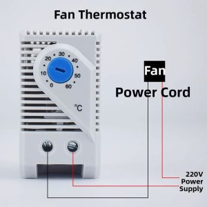 QVKS | Fans Rail Mounted Cabinet Temperature Controller