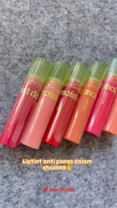 Wardah Moist Dew Tint Lip Tint Korea Style GLossy Ombre LipTin OatMilk Pentavitin