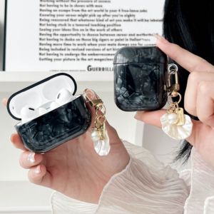 2024ใหม่เคสพวงกุญแจเปลือกไข่มุกเด็กผู้หญิงสำหรับ Airpod 4ฝาครอบป้องกันสำหรับ Apple Airpod 3 Pro 2 1อุปกรณ์เสริมหูฟังรุ่น3rd