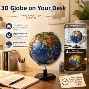 Feiyu | Educational 3D Embossed Globe Elementary Student Use