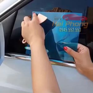 Bộ 2 Miếng Dán Chống Đọng Nước Kính Bên Ô tô hình chữ nhật chống bám nước hiệu quả