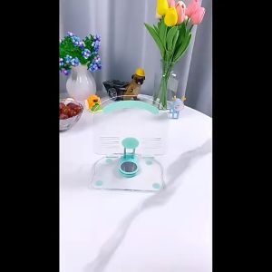 Holder Hp Meja Transparan Phone Stand Handphone Putar 360 Derajat Akrilik Bening Hape Lipat Tempat Dudukan Sandaran Penyangga Tablet Lucu Anti Pegel NB69 - DISTRIBUTHOR