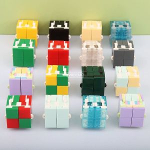 Novelty Toy Infinity Cube 64PCS Assemble Building Blocks Cube Toys Time-limited Decompress Unlimited Transforming Cube Toys