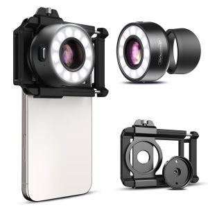 Kính Hiển Vi Cầm Tay APEXEL 120X Ống Kính Chuyên Dụng Cho Đồ Trang Sức Có Đèn LED Và Kẹp Đa Năng Cho Điện Thoại iPhone Android - Ống Kính Điện Thoại Di Động