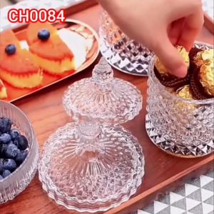 คริสตัล โหลแก้ว มีฝาปิดที่จับ อเนกประสงค์ รูปภาพแจ้งแสง ราคาตามรหัสสินค้า🔰 โปรดอ่านรายละเอียดก่อนสั่งซื้อ CH0179