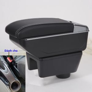 Hộp Đựng Đồ Tựa Tay Xe Seat Ibiza 6J 6L Chất Liệu Da PU/nhựa ABS Phụ Kiện Nội Thất Đồ Độ Nâng Cấp Cho Sự Thoải Mái Và Tiện Dụng Hơn