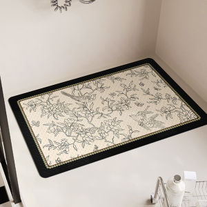 Spring Swallow 2025 New Bathroom Anti-Slip Mat Shower Strong Suction Bath Anti-Fall Bathroom Floor Mat No Wash Square