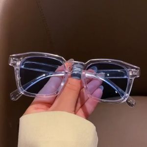 TRENDY Kacamata Hitam Lensa Warna Pria Dan Wanita Optik Anti Sunglass Dengan Fashion Sunglasses