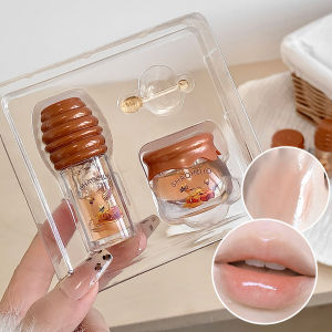 Bộ Son Dưỡng Môi SHAQINUO Honey Series - Son Dưỡng Môi Không Dính & Mặt Nạ Dưỡng Môi Kết Hợp Làm Tươi Mát & Chống Nứt Nẻ Môi 5.5g+3.2ml