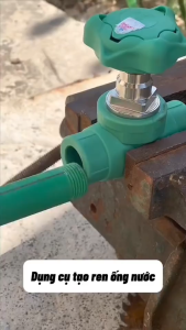 Mũi Taro Ống Nhựa PVC PPR Phi 21 & Phi 27 – Dụng Cụ Cắt Ren Trong Ngoài Nhanh Chóng Chính Xác