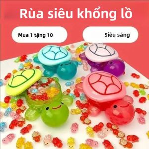 Bộ Tượng Rùa Phát Sáng Cỡ Lớn - Đồ Trang Trí Sáng Tạo Tự Làm Bằng Nhựa Resin Mô Hình Rùa Phát Sáng Khổng Lồ Để Trang Trí Nhà Cửa