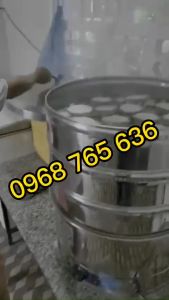 Nồi hấp bánh bèo bằng điện có xoáy - Nồi hấp inox bằng điện