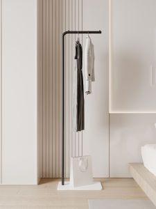 Minimalist Modern Clothes Rack Living Room Door Room Storage Cloth Rack Cream Wind For Home Indoor Coat Rack