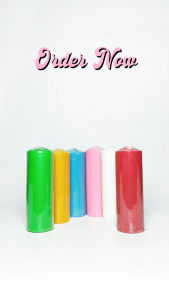 Flair #507 Tomb Candle Long lasting Smokeless Candle 7 Days Filler Church Candle (8hrs burning time) 16cm tall