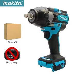Makita | Makita Brushless DTW700 Cordless Electric Impact Wrench 1/2 Inch 18V Battery Compatible Power Tool for Automotive Repair