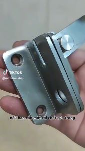 [HCM] Chốt khóa cửa inox 304 full ốc vítchắc chắn và bền bỉ dày 3.0mm -Cozy520