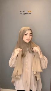 Hijab Pashmina Instan Oval Pet Inara // Kerudung Pasmina Instan TERVIRAL By Nararya