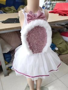 Childrens Performance Costume Little Rabbit Dress  Style Animal Performance Clothes Girls Skirt Little White Rabbit