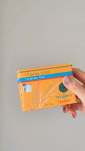 Perawatan Kulit / Sabun Batang Transparan / Soap Bar Transparent Metal Fortis 125 Gr Varian Vitamin C Vitamin E Acne Clean