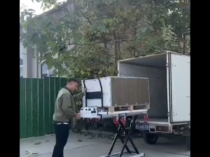 XINHONG Portable Electric Lifting Trolley Multi-function Hydraulic Automatic Trolley High load-bearing