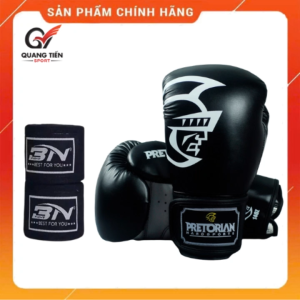 Combo Găng Boxing Pretorian + Băng Đa BN Chính Hãng