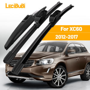 For Volvo XC60 2012-2017 1set Front & Rear Windshield Wiper Blades Windscreen Wipers 2013 2014 2015 2016 Accessories