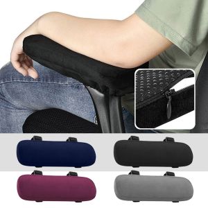 2pcs Armrest Cushion Chair Arm Cover Non-Slip Elbow Support Pillow Elbow Rest Cover Pads For Office Home Chairs