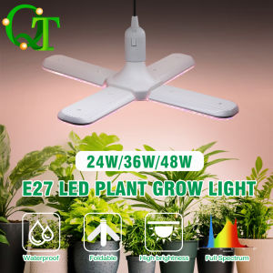 Full Spectrum LED Growth Lamp 24W/36W/48W With Bracket Plant Lamp Suitable For Greenhouse Hydroponic Plant Growth Lamp