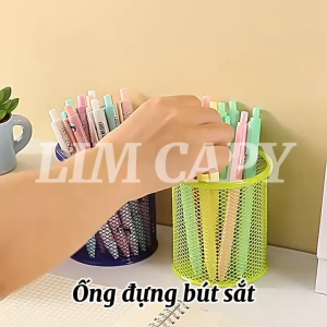 Ống Đựng Bút Lưới Sắt Đa Năng – Gọn Gàng Tiện Lợi Bền Đẹp LIM CAPY