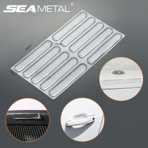 SEAMETAL Miếng Dán Chống Va Chạm Silicon Dải Chống Va Chạm Trong Suốt Miếng Dán Xe Hơi Dải Silicon Thông Dụng Cho Tay Nắm Cửa Xe Hơi Gia Đình