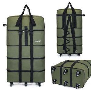 MLZH | Oxford Large Waterproof Travel Bag Rotating Wheels