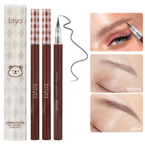 【Grilrigrin】3Color New Ultra-fine Eyebrow Pencil Water Liquid Eyebrow Pencil Lasting Waterproof Eyeliner Brown Gray Lying Silkworm Pen Ultra-thin Eyebrow Pen