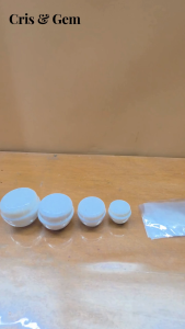 200pcs Shrink Wrap Plastic Packaging Shrinkable Plastic Sealer Film for 10-50g Cream Jar Container