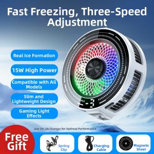 HELLOLEIBOO | Magnetic Semiconductor Cooling Fan For Phones and Tablets
