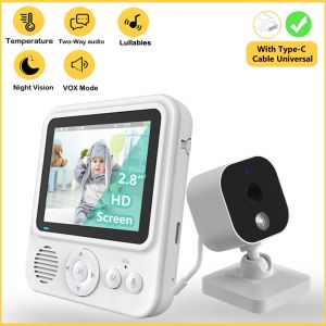 No wifi 2.8 Inch Wireless Baby Monitor Surveillance Video Baby Camera Security Protection 2Way Audio Night Vision Cam Babysitte