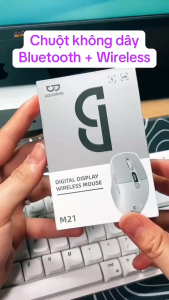 Chuột không dây Bluetooth kép đa năng GOOJODOQ 2.4GHzcông thái học im lặng có điều chỉnh dpi