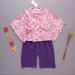 เสื้อคลุมกันหนาวผ้าฝ้ายแท้สไตล์ญี่ปุ่นสำหรับเด็ก ฤดูใบไม้ผลิและฤดูใบไม้ร่วง เสื้อคลุมกันหนาวแบบสวมหัวสำหรับเด็ก 2 ขวบ