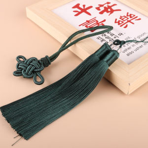 Exquisite Handmade Chinese Ancient Style Tassel Car Pendant Half Finished DIY Accessories Elegant Ornament for Automobiles