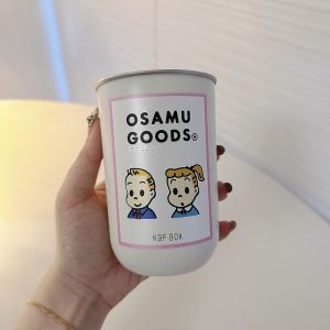 Japanese Style 304 Stainless Steel Water Cup Couple Household Toothbrush Cup Cute Creative Gargle Cup Kids Good-looking Tooth Cup