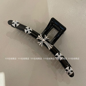 Kẹp Tóc Hình Xương Cá Mập Đen Thanh Lịch Dành Cho Nữ Kẹp Tóc Kiểu Mới 2025 Phụ Kiện Tóc Thời Trang Cao Cấp Kẹp Tóc Sau Đầu