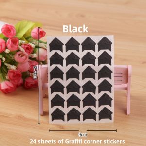 Brown Kraft Paper Corner Stickers Photo Album Protection DIY Photo Edge Corner Binding Sticker Album Paper Scrapbooking Photo