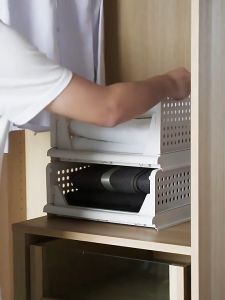 Multi-Purpose Household Foldable Pull Out Drawer Rack