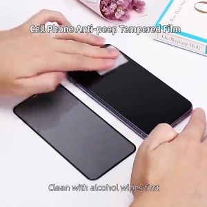 Tempered Glass Privacy Infinix Hot 40 /40i /40 Play - Anti Gores Spy Infinix Hot 40 /40i /40 Play