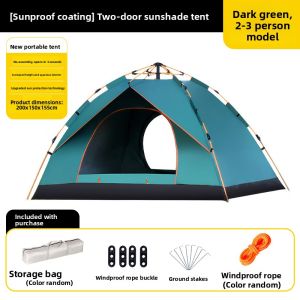 MEIDIHUAFU | Foldable Automatic Quick Setup Tent for Overnight Use Water Resistant