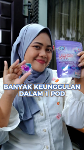 NEW OXYACTION Laundry Pods 5in1 Aroma Lavender Pouch 5 Pcs Deterjen Kapsul Teknologi Canggih 5D 10x Lebih Efektif Wangi Tahan