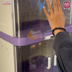 Rak Piring Dapur Tempat Sendok Perlengkapan Dapur Rak Dapur - Lemari Piring Fawsline