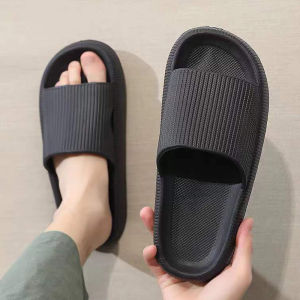 Slippers EVA Thick-Soled Non-Slip Summer Quarters Bathroom Shower Sandals Slippers Simple Men Women Wear Indoor Home Casual