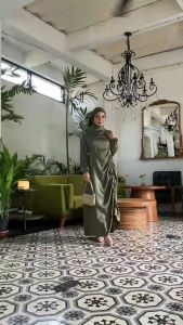 Olivia Dress Bridesmaid Kondangan Wisuda Gamis Polos Mix Payet